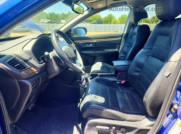 7FARW2H91LE012463 2020 HONDA CR-V Blue Vista interior delantera