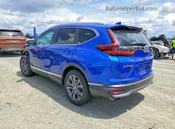 7FARW2H91LE012463 2020 HONDA CR-V Blue Trasero izquierdo