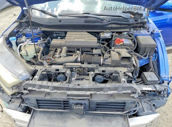 7FARW2H91LE012463 2020 HONDA CR-V Blue Vista del compartimento del motor