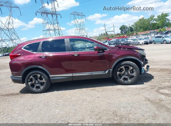 7FARW2H92JE029303 2018 HONDA CR-V Бордовый Панорамный вид салона 360°