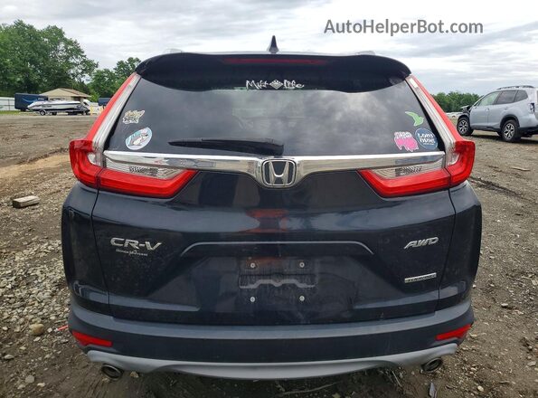 7FARW2H92JE067985 2018 HONDA CR-V Black უკანა ხედი