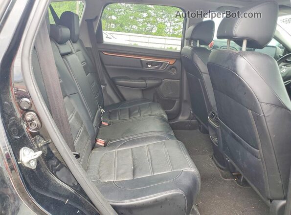 7FARW2H92JE067985 2018 HONDA CR-V Black უკანა სალონის ხედი