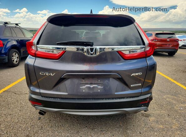 7FARW2H93KE014956 2019 HONDA CR-V Серый Вид сзади