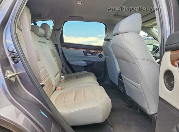 7FARW2H93KE014956 2019 HONDA CR-V Серый Вид задней части салона