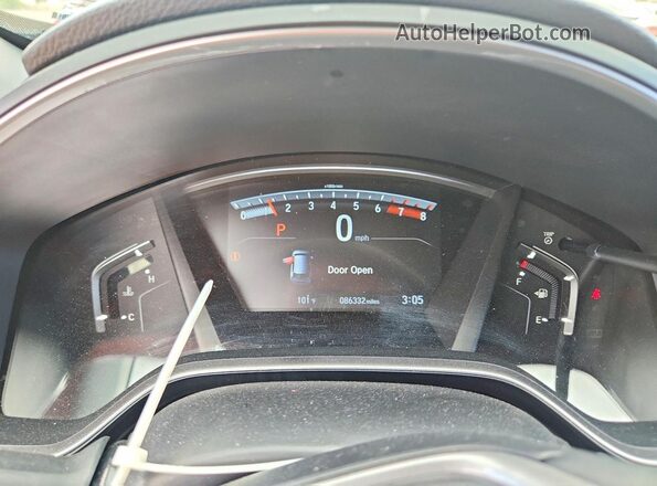 7FARW2H93KE014956 2019 HONDA CR-V Серый Вид щитка приборов