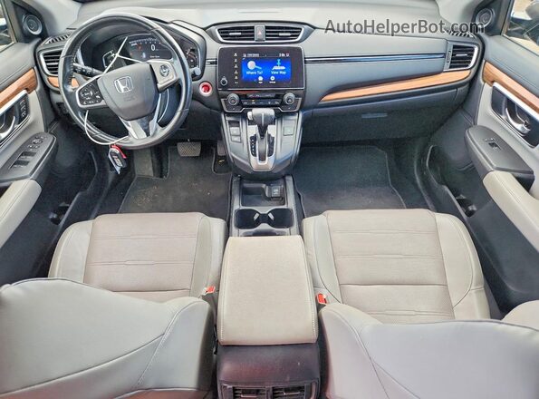 7FARW2H93KE014956 2019 HONDA CR-V Серый Вид панели приборов