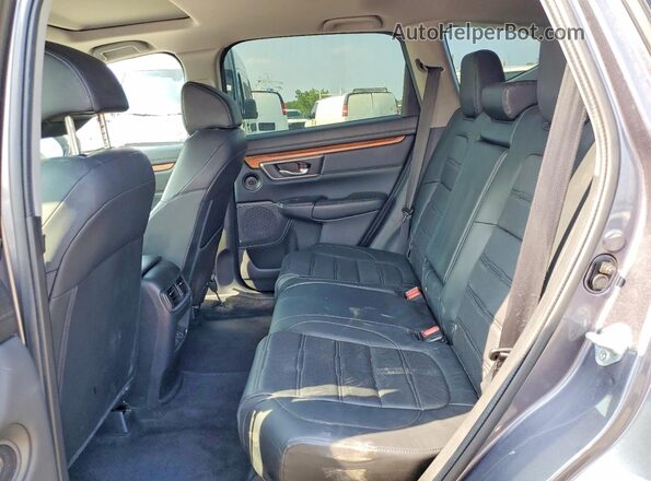 7FARW2H93NE035505 2022 HONDA CR-V Gray Widok wnętrza z tyłu
