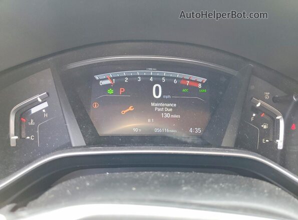 7FARW2H93NE035505 2022 HONDA CR-V Gray Widok zestawu wskaźników