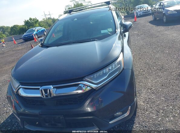 7FARW2H94JE025446 2018 HONDA CR-V Gray Vista del cuadro de instrumentos