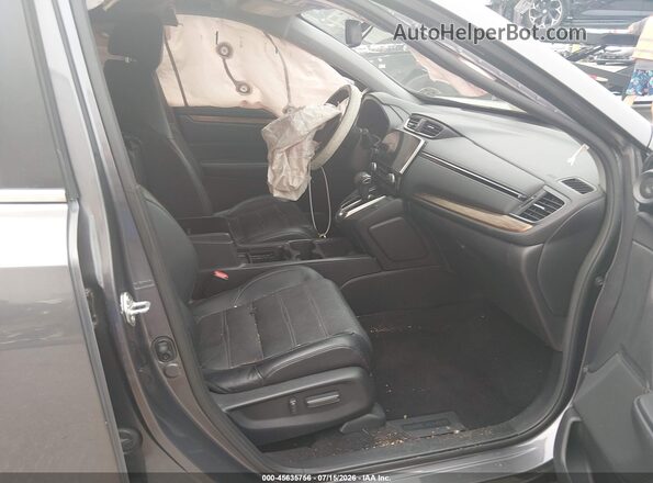 7FARW2H95JE077698 2018 HONDA CR-V Gray წინა სალონის ხედი