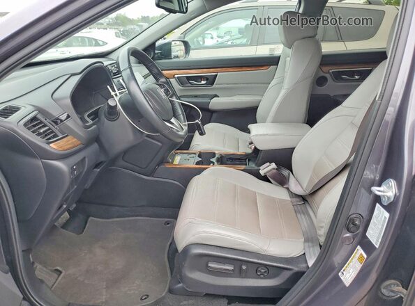 7FARW2H96NE035482 2022 HONDA CR-V Gray Vista interior delantera