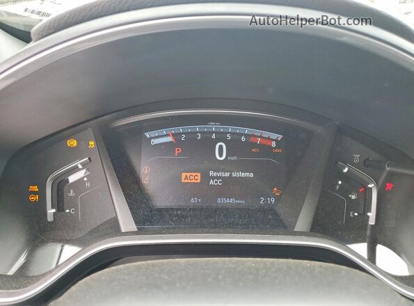 7FARW2H96NE035482 2022 HONDA CR-V Gray Vista del cuadro de instrumentos