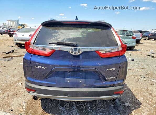 7FARW2H97KE008545 2019 HONDA CR-V Синий Вид сзади