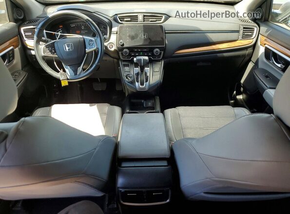 7FARW2H97KE008545 2019 HONDA CR-V Синий Вид панели приборов