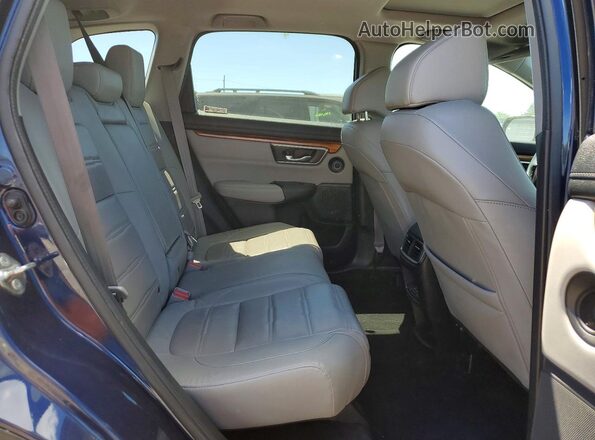 7FARW2H97KE008545 2019 HONDA CR-V Синий Вид задней части салона