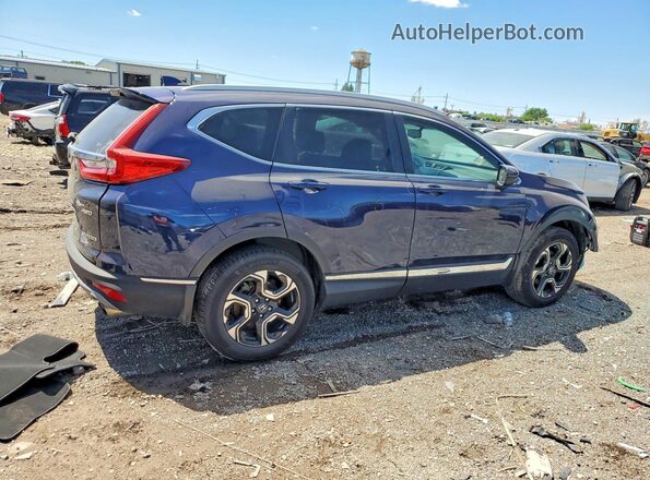 7FARW2H97KE008545 2019 HONDA CR-V Синий Задняя правая четверть