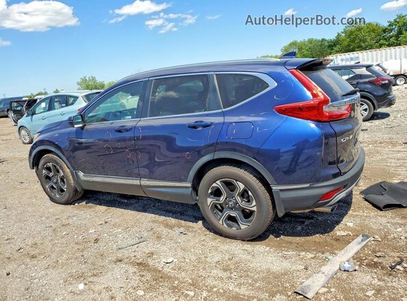 7FARW2H97KE008545 2019 HONDA CR-V Синий Задняя левая четверть