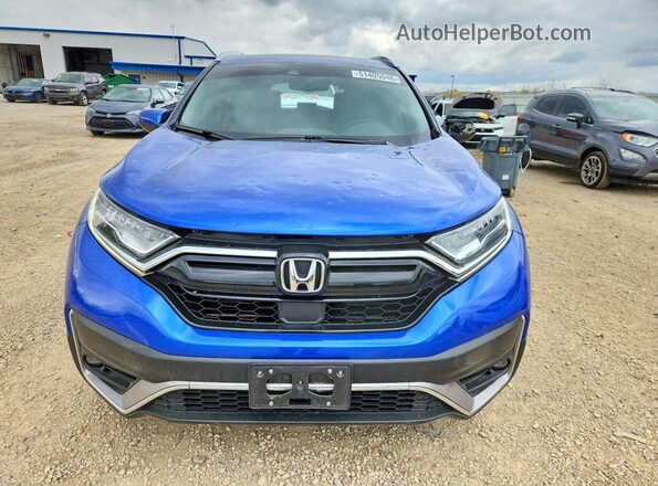 7FARW2H97NE025141 2022 HONDA CR-V Blue Front view