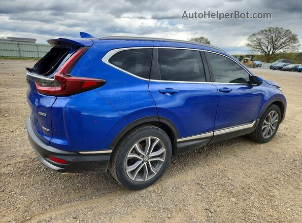 7FARW2H97NE025141 2022 HONDA CR-V Blue Rear right