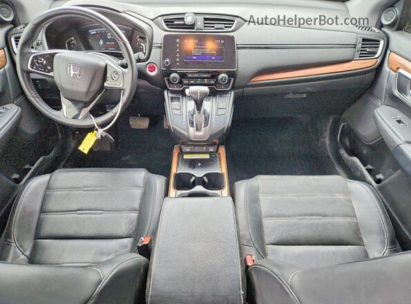 7FARW2H97NE025141 2022 HONDA CR-V Blue Dashboard view