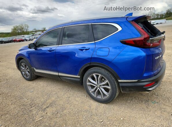7FARW2H97NE025141 2022 HONDA CR-V Blue Rear left