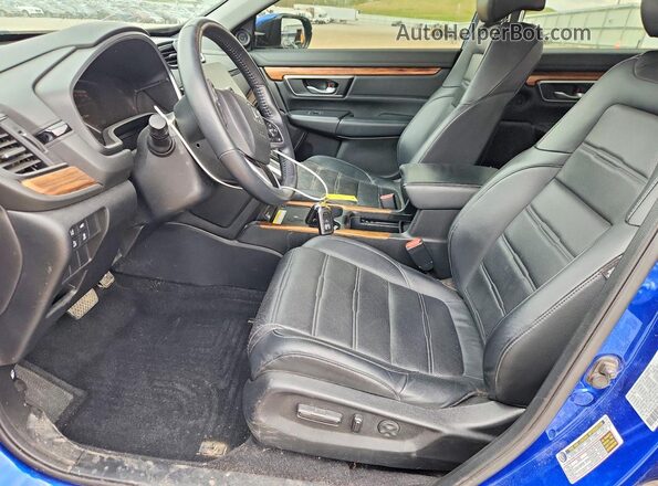 7FARW2H97NE025141 2022 HONDA CR-V Blue Front interior view
