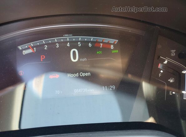 7FARW2H97NE026421 2022 HONDA CR-V Gray Սարքավորումների վահանակի տեսք