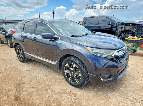 7FARW2H98JE084113 2018 HONDA CR-V Gray Передня права чверть
