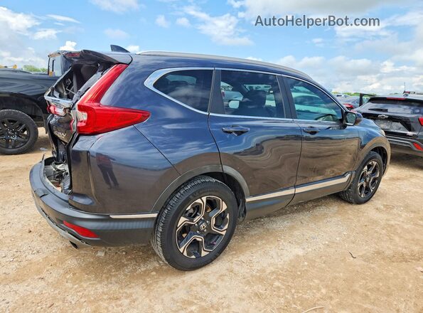 7FARW2H98JE084113 2018 HONDA CR-V Gray Задня права чверть