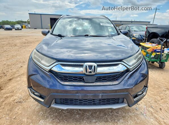 7FARW2H98JE084113 2018 HONDA CR-V Gray Вид спереду