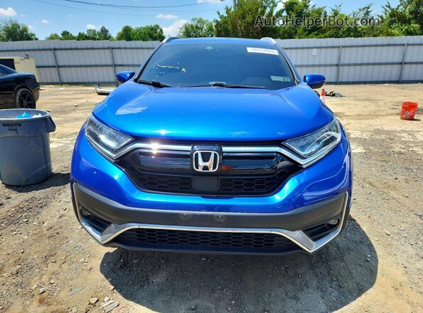 7FARW2H98ME033652 2021 HONDA CR-V Синий Вид спереди
