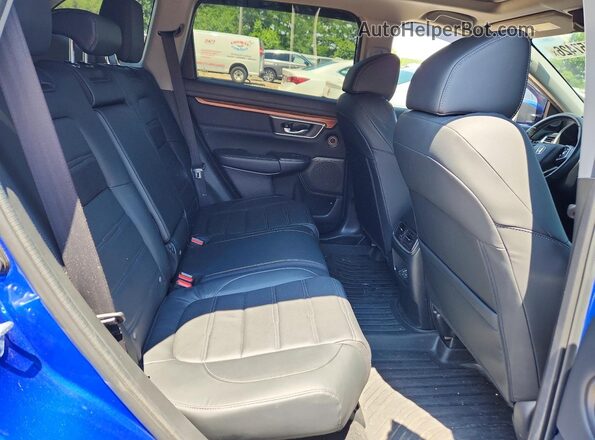 7FARW2H98ME033652 2021 HONDA CR-V Синий Вид задней части салона