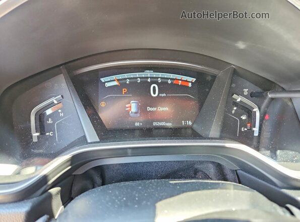 7FARW2H98ME033652 2021 HONDA CR-V Синий Вид щитка приборов