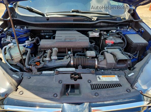 7FARW2H98ME033652 2021 HONDA CR-V Синий Вид подкапотного пространства