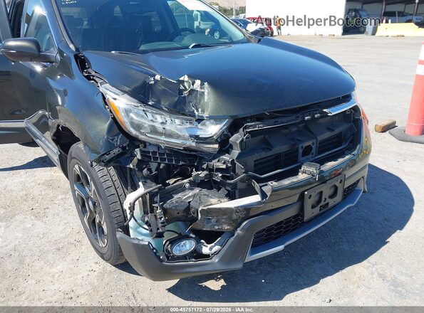 7FARW2H99JE038175 2018 HONDA CR-V Green Դիմացի տեսք