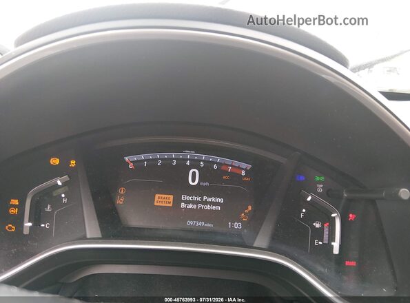 7FARW2H99KE011219 2019 HONDA CR-V White Հետևի նստատեղերի տեսք