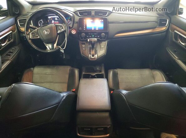 7FARW2H9XJE062582 2018 HONDA CR-V Black Առջևի վահանակի տեսք
