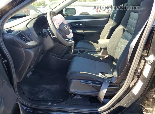 7FARW5H32HE004599 2017 HONDA CR-V Black Front interior view