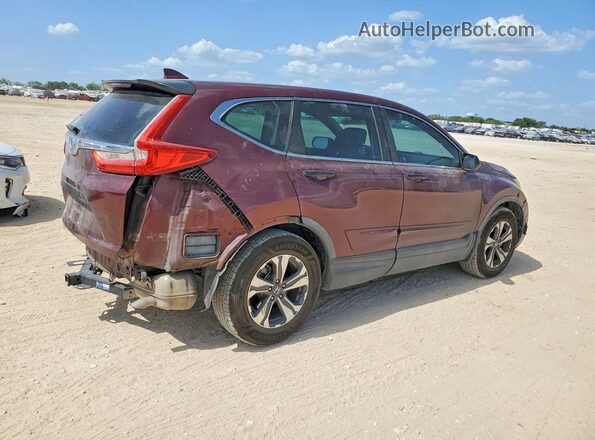 7FARW5H32HE015294 2017 HONDA CR-V Maroon Rear right