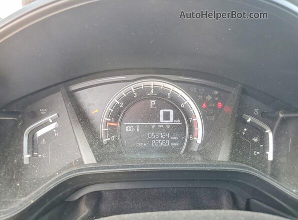 7FARW5H32HE015294 2017 HONDA CR-V Maroon Instrument cluster view