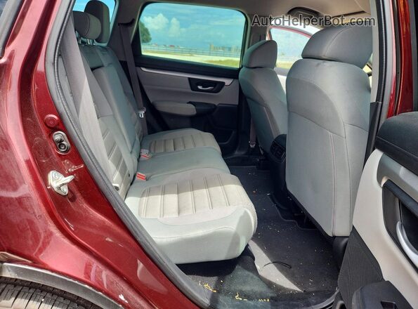 7FARW5H32HE015294 2017 HONDA CR-V Maroon Rear seats view