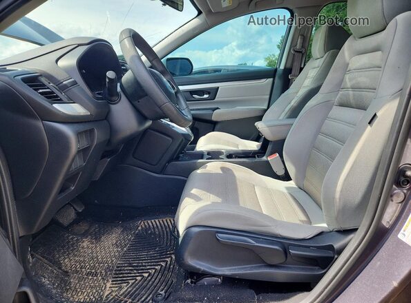 7FARW5H33HE000058 2017 HONDA CR-V Gray Front interior view