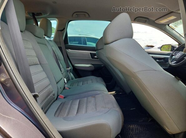 7FARW5H33HE000058 2017 HONDA CR-V Gray Rear interior view