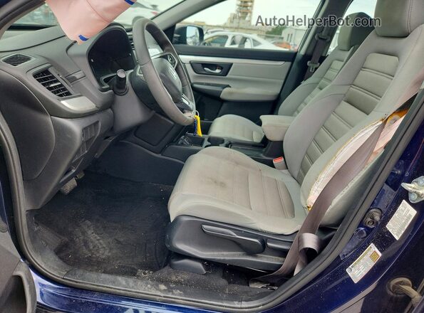 7FARW5H33HE009732 2017 HONDA CR-V Blue Front interior view