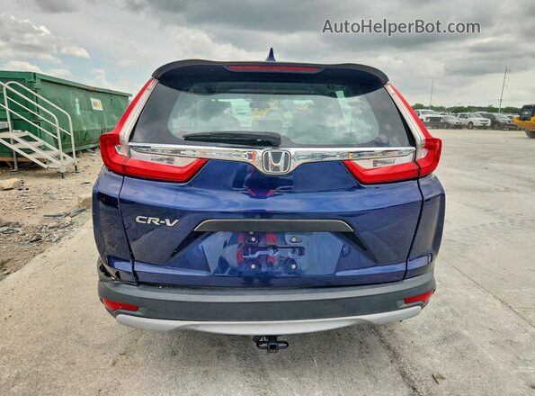 7FARW5H33HE009732 2017 HONDA CR-V Blue Rear view