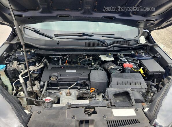 7FARW5H33HE009732 2017 HONDA CR-V Blue Engine compartment view
