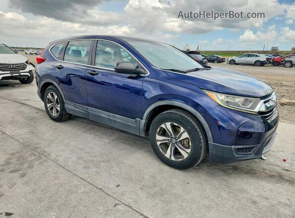 7FARW5H33HE009732 2017 HONDA CR-V Blue Front right