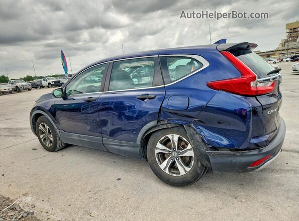 7FARW5H33HE009732 2017 HONDA CR-V Blue Rear left