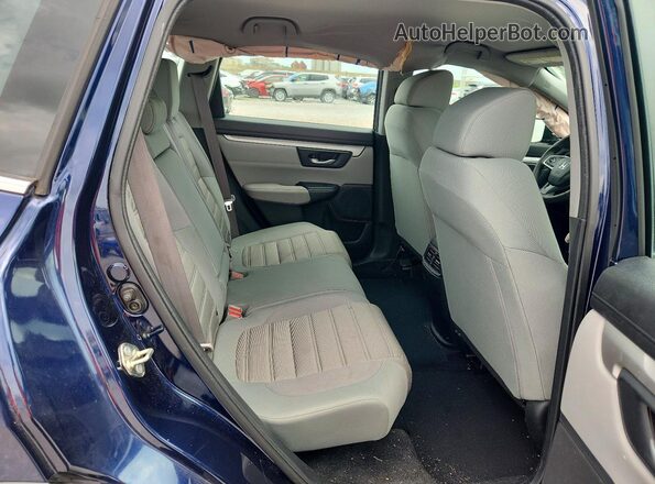 7FARW5H33HE009732 2017 HONDA CR-V Blue Rear interior view