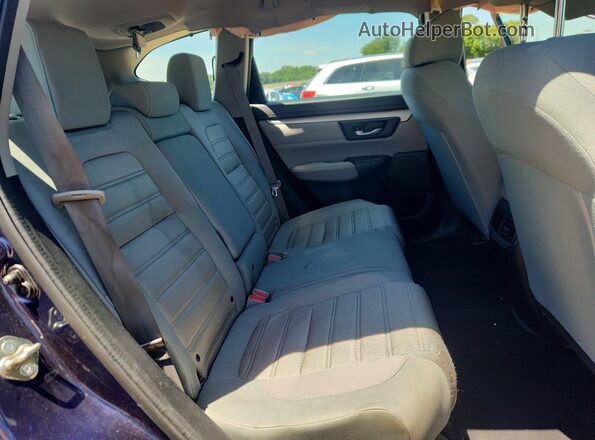7FARW5H3XHE006682 2017 HONDA CR-V Black Rear seats view
